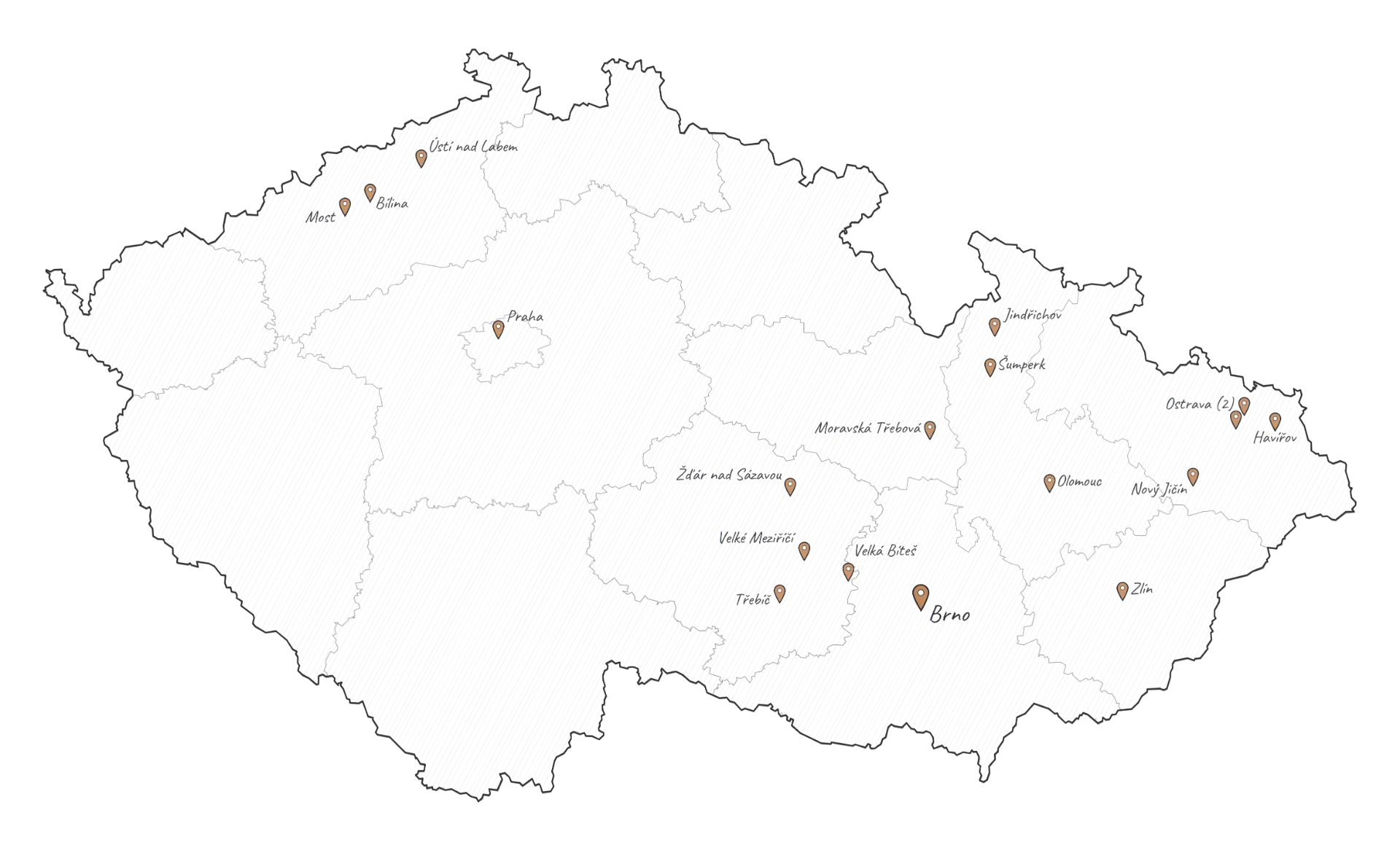 Mapa poboček Váš konzultant